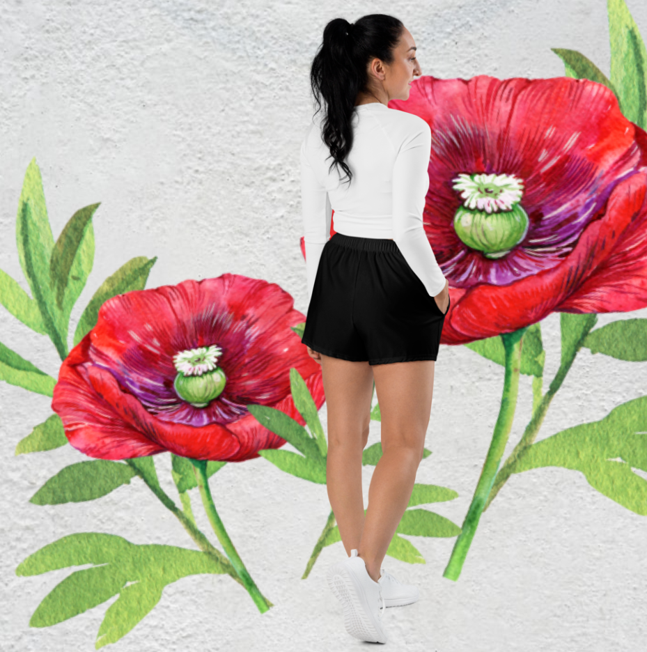 ROMANTISCHE, WUNDERSCHÖNE UND SEHR BEQUEME HIGH-TECH MIKROFASER SHORTS DIE KEINE WÜNSCHE OFFEN LÄSST. GUTE LAUNE GARANTIERT. - www.naturmaedel.shop