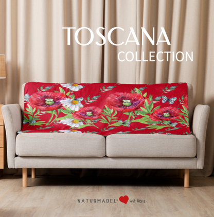 EXCLUSIVE SHERPA DECKE, MIT EINZIGARTIGEM NATURMÄDEL® TOSCANA DESIGN LIEBEVOLL BEDRUCKT. KUSCHELFAKTOR GARANTIERT. www.naturmaedel.shop 