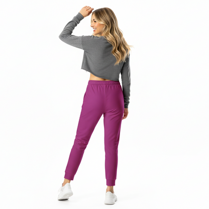 NATURMAEDEL CLASSIC BASIC - EXCLUSIVE HIGHTECH DAMEN JOGGINGHOSE IM LOUNGEWEAR LOOK. ATMUNGSAKTIV, ELASTISCH, FIGURBETONT. FARBE WEISS - RECHTE SEITE - EXCLUSIV NATURMAEDEL® LOGO DRUCK  - DESIGN VERENA U. JANINA by VerJa.ME  - FREIZEIT LOUNGEWEAR  1.1  - www.naturmaedel.shop - 