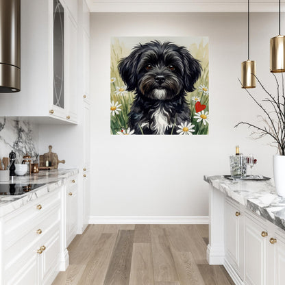 NATURMAEDEL® CREATIV DESIGN - „AIMEE“ HAVANESERHUENDIN - WANDBILD AQUARELL  - POSTER KUNSTDRUCK - MUSEUMSQUALITAET 250g -KÜCHE WANDDEKO - Design Verena u. Janina Boehler by VerJa.ME® - 1.16 - www.naturmaedel.shop -  