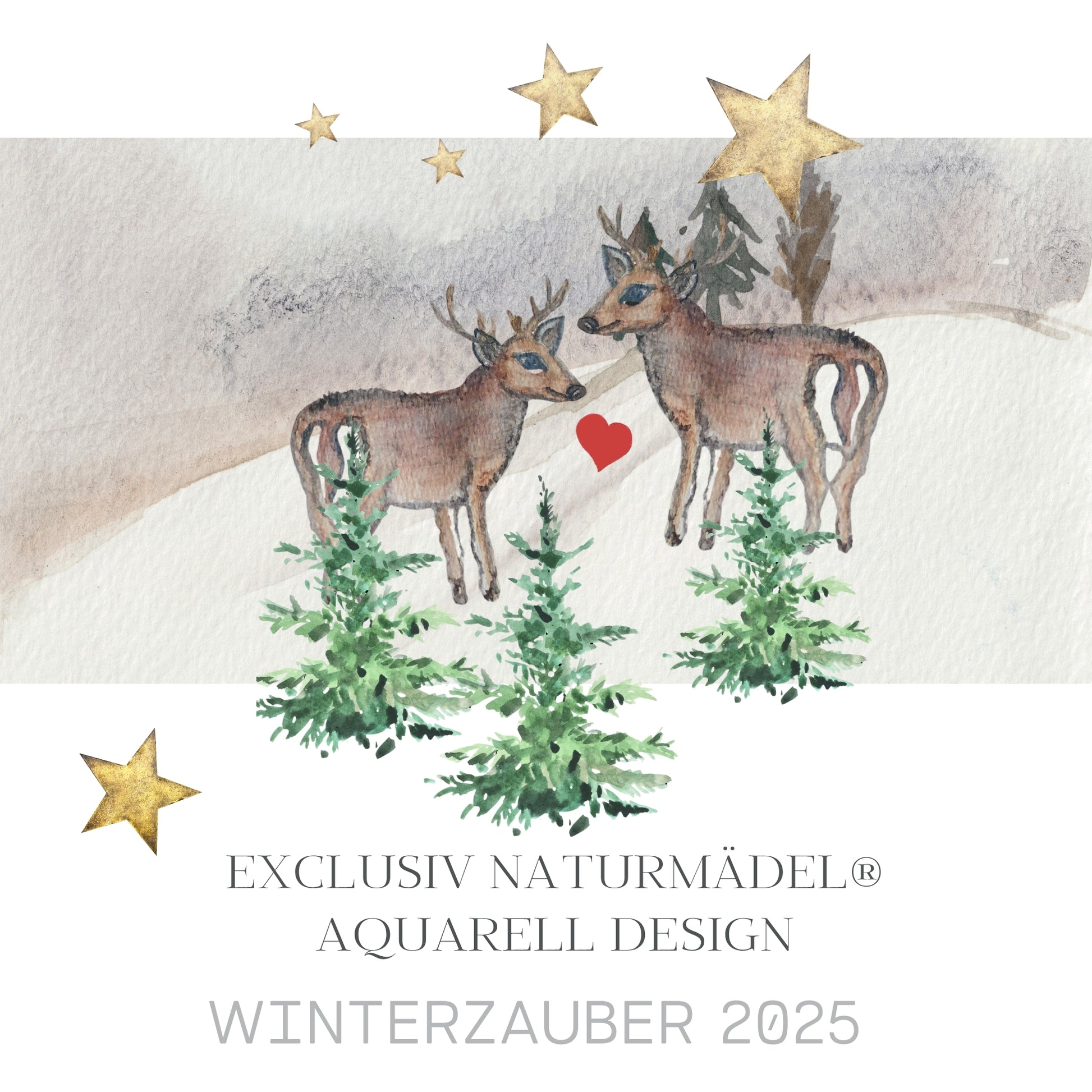 NATURMAEDEL_DESIGN_TIERLIEBE._-_WINTERZAUBER_2024_FUNKTIONELLE_ELASTISCHE_DAMEN_DESIGNER_FREIZEITJACKE_IM_EXCLUSIVEN_NATURM_DEL_AQUARELL_DRUCK._DESIGN_HANDMADE_by_VerJa.ME_-_AQUARELL_HIRSCHE_-_CREATOR_V.BOEHLER_4-_www.naturmaedel.shop
