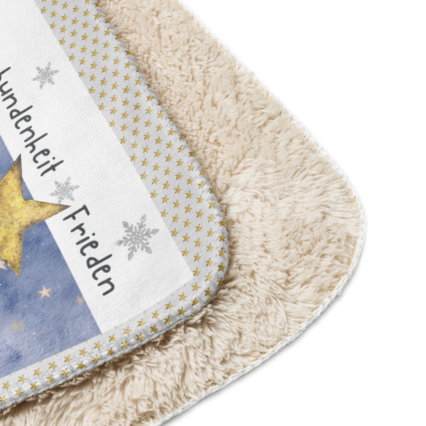 NATURMAEDEL® NEUJAHRSWUENSCHE 2026. LIMITED EDITION. EXCLUSIVE SHERPA DECKE, MIT EINZIGARTIGEM NATURMAEDEL® NEUES JAHR 2026, KRAFTTIER WOLF DESIGN. LIEBEVOLLER DESIGNERDRUCK. DESIGN VERENA U. JANINA by VerJa.ME® -  1.6 - www.naturmaedel.shop -  