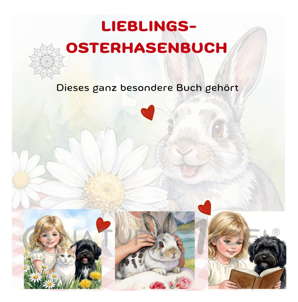 NATURMAEDEL® PREMIUM HARDCOVER FRUEHLINGS-, OSTER- BILDER- U. VORLESEBUCH AB 3 - 99 JAHREN.  94 SEITEN EDELE SEIDENMATT BESCHICHTUNG, HARDCOVER VERSION. 20x20 cm - 8x8“ ZOLL -  NATURMAEDEL HERZENSKINDER COLLECTION - DESIGN BY VERENA U. JANINA BOEHLER  - 1.18 - www.naturmaedel.shop  