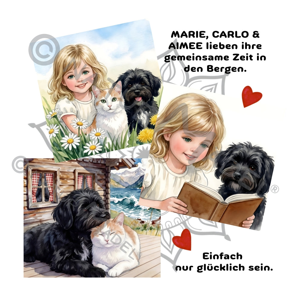 NATURMAEDEL® PREMIUM HARDCOVER FRUEHLINGS-, OSTER- BILDER- U. VORLESEBUCH AB 3 - 99 JAHREN.  94 SEITEN EDELE SEIDENMATT BESCHICHTUNG, HARDCOVER VERSION. 20x20 cm - 8x8“ ZOLL -  NATURMAEDEL HERZENSKINDER COLLECTION - DESIGN BY VERENA U. JANINA BOEHLER  - 1.23 - www.naturmaedel.shop  