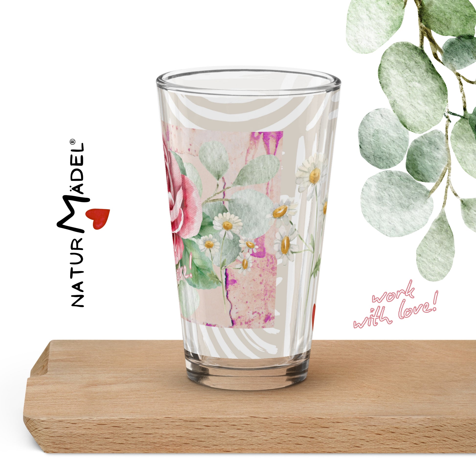 NATURMAEDEL® "WORK WITH LOVE". MOTIVATION PUR. GLUECKLICH UND MOTIVIERT ARBEITEN UND GENIESSEN. EIN WUNDERSCHOENER HANDGEMACHTER UND VON HAND DESIGNETER TRINKBECHER - DESIGNED  VERENA U. JANINA by VerJa.ME® - PREMIUM PANORAMA DRUCK - BUSINESS GARGNANO - 1.5 - www.naturmaedel.shop - 
