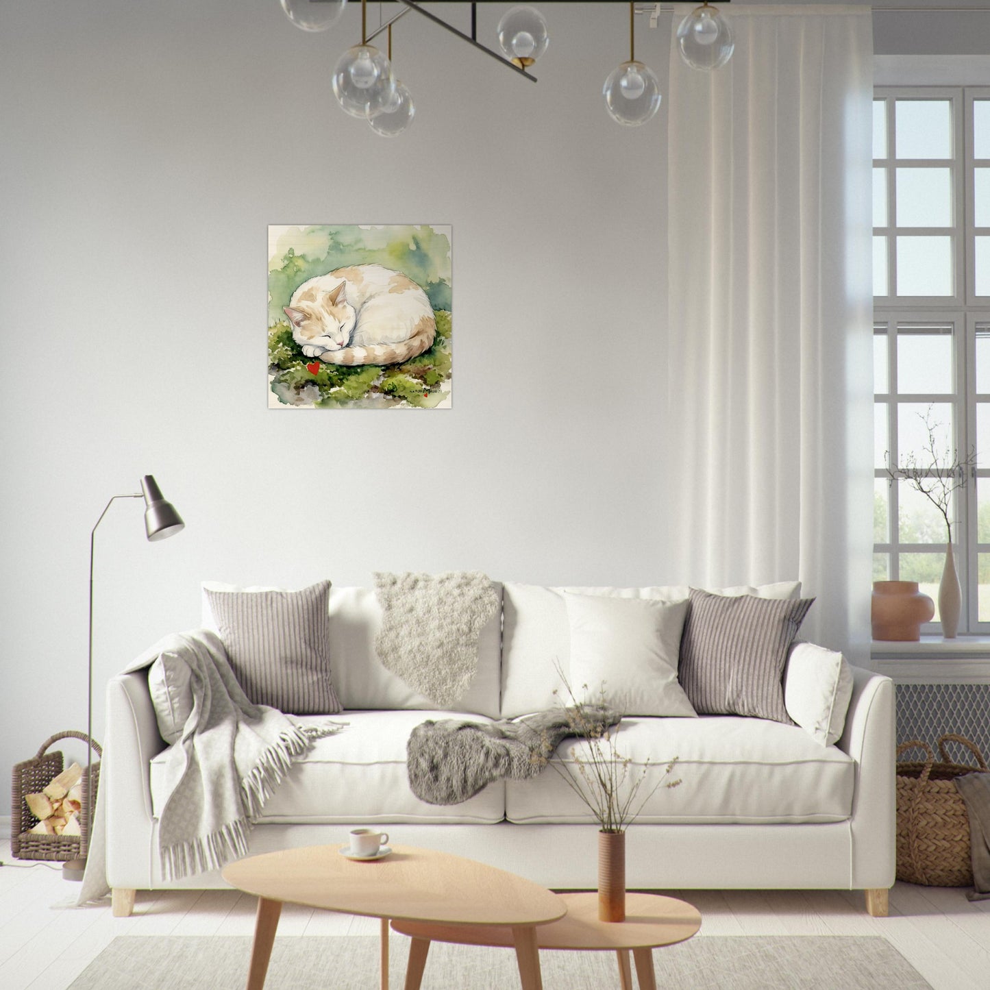 NATURMAEDEL® Wertvoller Holzdruck Wandbild „Kater Carlo“ aus WO IST MILLI? - Natürliches Birkenholz - SAMMELEDITION NATURMAEDEL® HERZENSKINDER - Design Verena u. Janina Boehler by VerJa.ME® - für Glücksmomente im Kinderzimmer - Wohnzimmer - 1.13- www.naturmaedel.shop - 