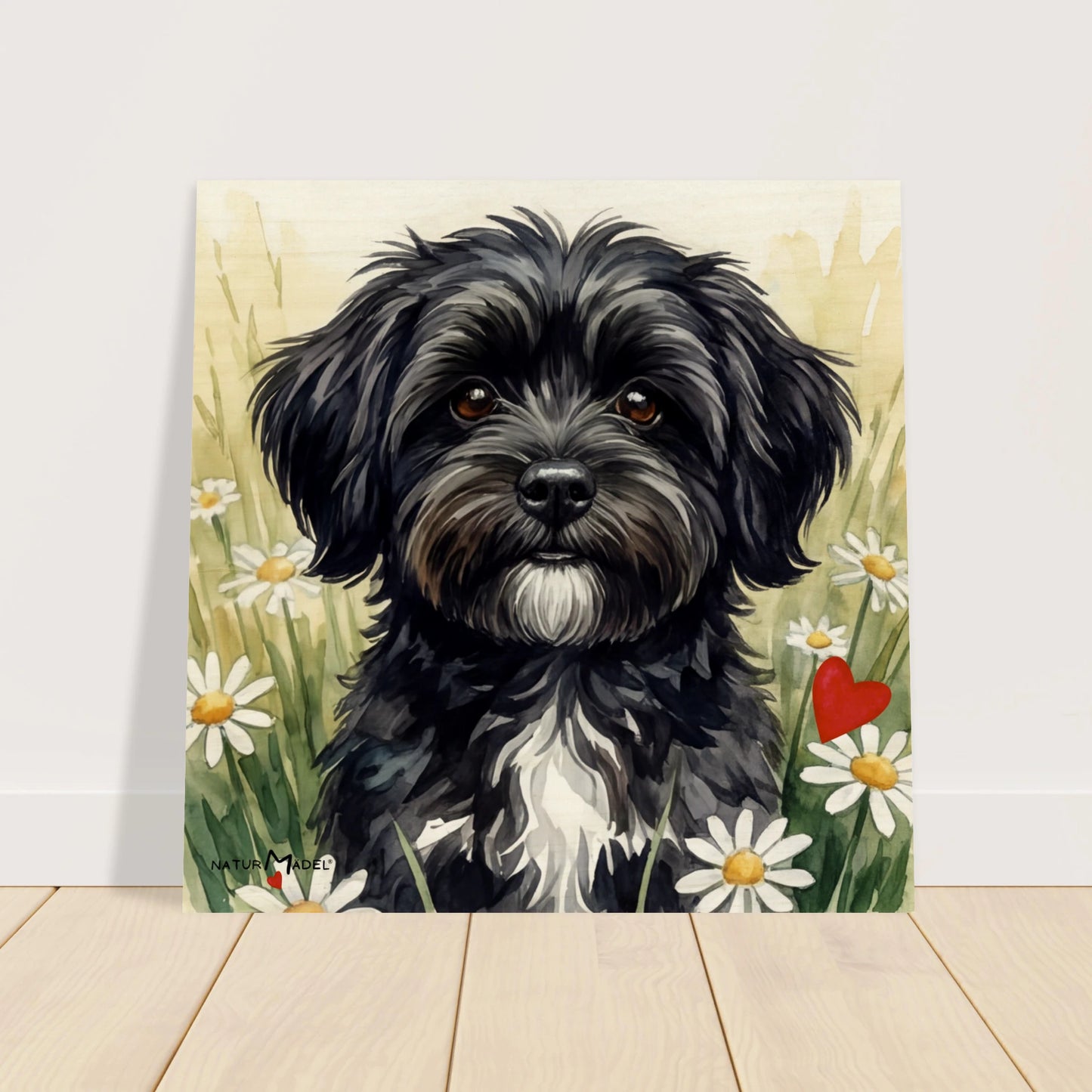 NATURMAEDEL® Wertvolles Wandbild Holzdruck „AIMEE, TRUE LOVE“ aus WO IST MILLI? WUNDERSCHOENE SAMMELEDITION Natürliches Birkenholz - ORIGINAL NATURMAEDEL CREATIV DESIGN Verena u. Janina Boehler ba VerJa.ME®  -   1.15 - www.naturmaedel.shop - 
