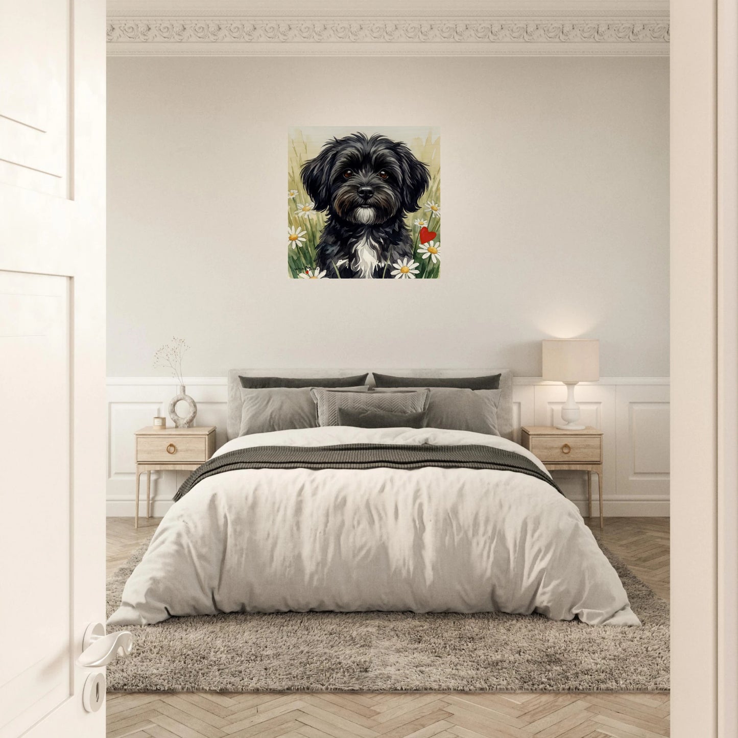 NATURMAEDEL® Wertvolles Wandbild Holzdruck „AIMEE, TRUE LOVE“ aus WO IST MILLI? WUNDERSCHOENE SAMMELEDITION Natürliches Birkenholz - ORIGINAL NATURMAEDEL CREATIV DESIGN Verena u. Janina Boehler ba VerJa.ME®  - SCHLAFZIMMER -   1.18 - www.naturmaedel.shop - 