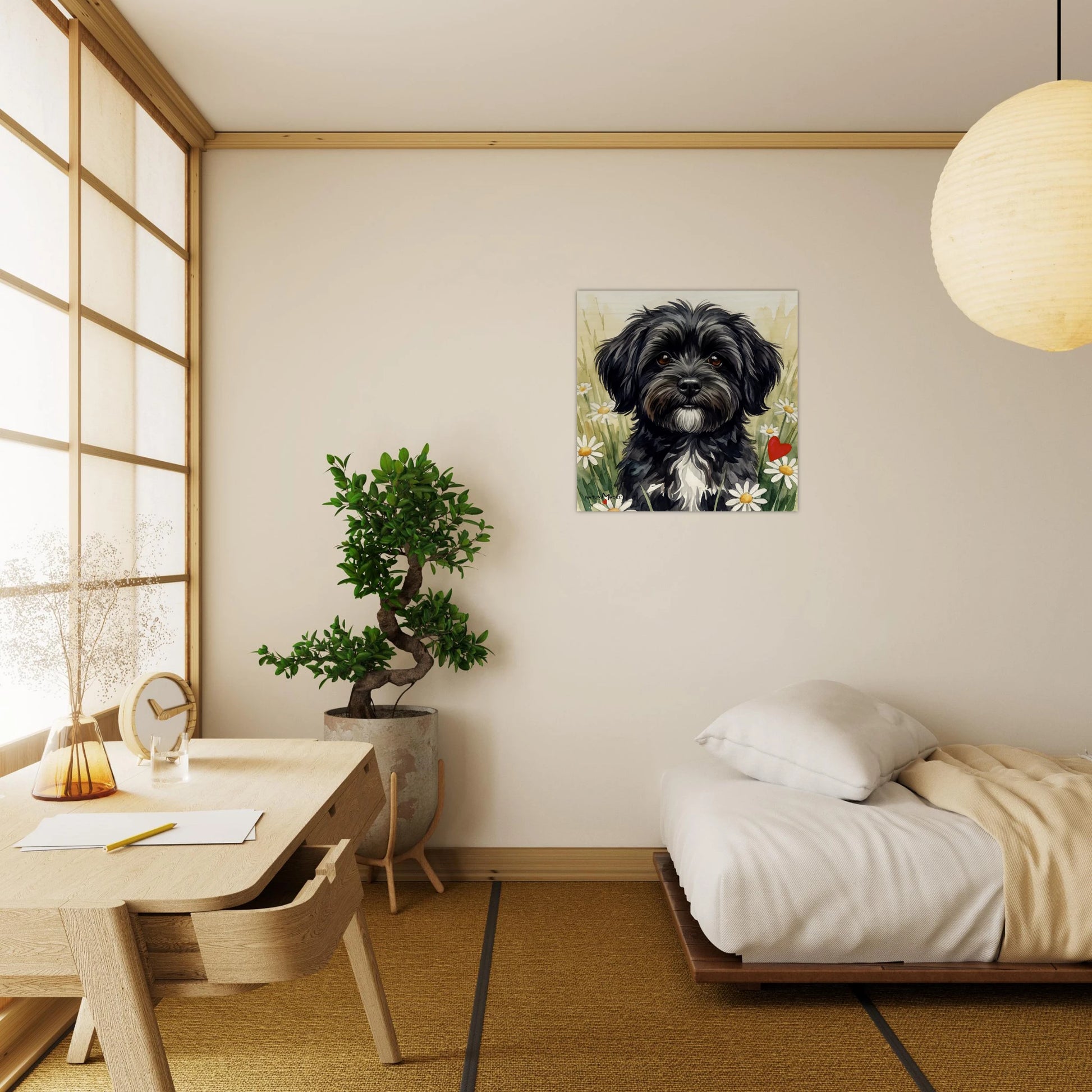 NATURMAEDEL® Wertvolles Wandbild Holzdruck „AIMEE, TRUE LOVE“ aus WO IST MILLI? WUNDERSCHOENE SAMMELEDITION Natürliches Birkenholz - ORIGINAL NATURMAEDEL CREATIV DESIGN Verena u. Janina Boehler ba VerJa.ME®  - SCHLAFZIMMER -   1.19 - www.naturmaedel.shop - 