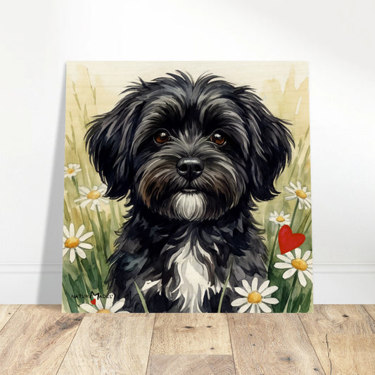 NATURMAEDEL® Wertvolles Wandbild Holzdruck „AIMEE, TRUE LOVE“ aus WO IST MILLI? WUNDERSCHOENE SAMMELEDITION Natürliches Birkenholz - ORIGINAL NATURMAEDEL CREATIV DESIGN Verena u. Janina Boehler ba VerJa.ME® - 1.1 - www.naturmaedel.shop - 