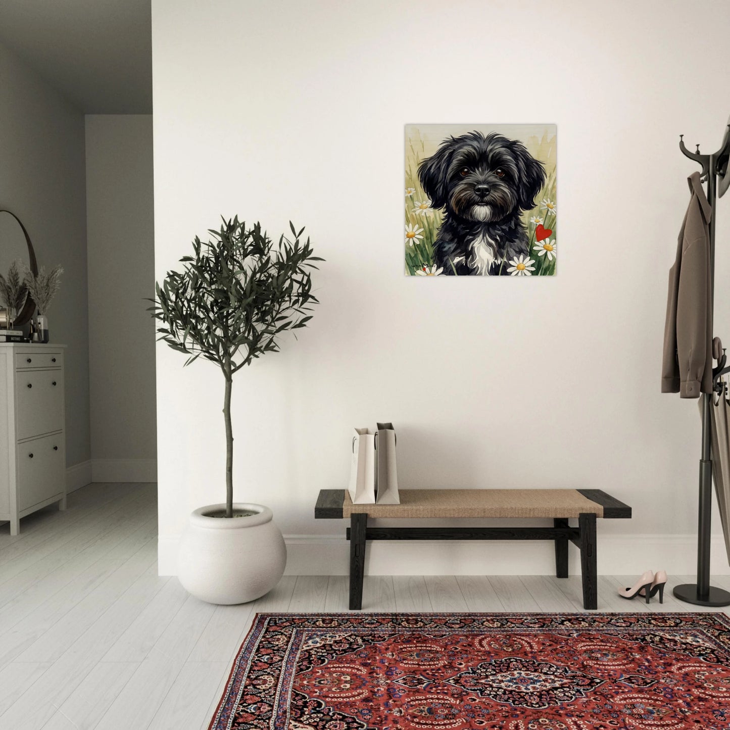NATURMAEDEL® Wertvolles Wandbild Holzdruck „AIMEE, TRUE LOVE“ aus WO IST MILLI? WUNDERSCHOENE SAMMELEDITION Natürliches Birkenholz - ORIGINAL NATURMAEDEL CREATIV DESIGN Verena u. Janina Boehler ba VerJa.ME® - DIELE -  1.27 - www.naturmaedel.shop - 