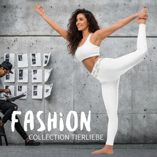 NATURMAEDEL® YOGA - EXCLUSIVE MICROFASER, SUPER ELASTISCHE YOGA- U. FITNESS-LEGGING MIT NATURMAEDEL® TIERLIEBE AQUARELL DESIGN by VERENA UND JANINA VerJa.ME® - 5 - www.naturmaedel.shop -