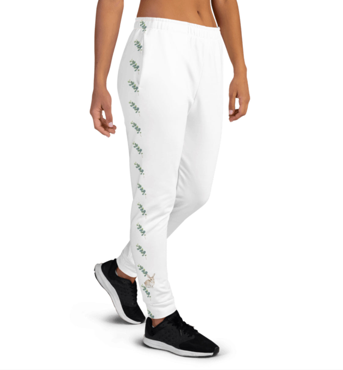 EXCLUSIVE FIGURBETONTE FUNKTIONELLE JOGGING- U. FREIZEITHOSE MIT NATURMÄDEL® DESIGN TIERLIEBE AQUARELL.  TIERHILFE PROJEKT, www.naturmaedel.com 