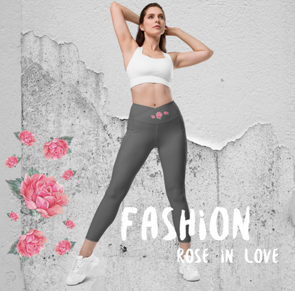 NATURMÄDEL® DESIGNER CROSSOVER YOGA FITNESS U. FREIZEITLEGGIN - www.naturmaedel.shop 