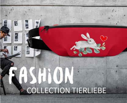 WUNDERSCHÖNE GÜRTELTASCHE MIT LIEBEVOLL GESTALTETEM NATURMÄDEL® TIERLIEBE AQUARELL DESIGN, www.naturmaedel.shop