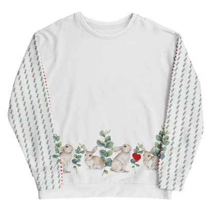 EXCLUSIVER DESIGNER PULLOVER IM NATURMÄDEL® TIERLIEBE AQUARELL DESIGN. EIN LIEBLINGSSTÜCK FÜR ALLE TIERLIEBHABERINNEN.