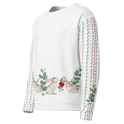 EXCLUSIVER DESIGNER PULLOVER IM NATURMÄDEL® TIERLIEBE AQUARELL DESIGN. EIN LIEBLINGSSTÜCK FÜR ALLE TIERLIEBHABERINNEN.