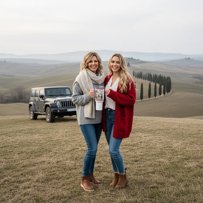 NATURMAeDEL_-_WINTERZAUBER_-_TRAVEL_MUG_-_MUTTER U. TOCHTER_IN_DER_TOSCANA_-_www.naturmaedel.shop -