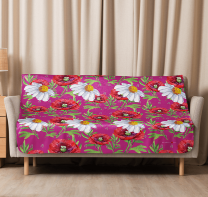 BESTSELLER MAI - EXCLUSIVE SHERPA DECKE, MIT EINZIGARTIGEM NATURMÄDEL® TOSCANA DESIGN LIEBEVOLL BEDRUCKT. KUSCHELFAKTOR GARANTIERT. www.naturmaedel.shop . 