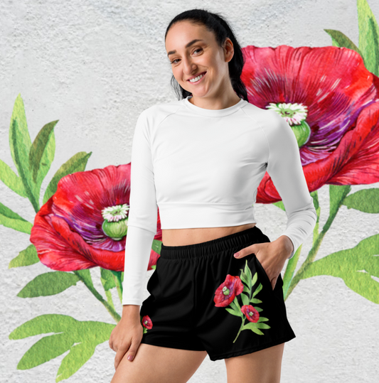 ROMANTISCHE, WUNDERSCHÖNE UND SEHR BEQUEME HIGH-TECH MIKROFASER SHORTS DIE KEINE WÜNSCHE OFFEN LÄSST. GUTE LAUNE GARANTIERT. - www.naturmaedel.shop 