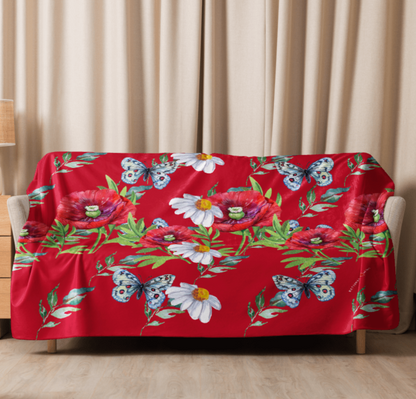 EXCLUSIVE SHERPA DECKE, MIT EINZIGARTIGEM NATURMÄDEL® TOSCANA DESIGN LIEBEVOLL BEDRUCKT. KUSCHELFAKTOR GARANTIERT. www.naturmaedel.shop 