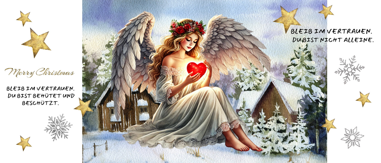 NATURMÄDEL® EXCLUSIV DESIGN - WEIHNACHTSZAUBER - TRAVEL MUG - DEIN WUNDERSCHÖNER UND  PRAKTISCHER  REISEBEGLEITER  MIT PERSÖNLICHER SCHUTZFORMEL