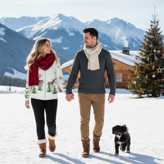 NATURMÄDEL® DESIGN TIERLIEBE. - WINTERZAUBER 2025 ,  FUNKTIONELLE, ELASTISCHE DAMEN DESIGNER FREIZEITJACKE IM EXCLUSIVEN NATURMÄDEL® AQUARELL DRUCK. DESIGN HANDMADE by VerJa.ME® - AQUARELL HIRSCHE - CREATOR VERENA VerJa.ME  – 7.1- www.naturmaedel.shop