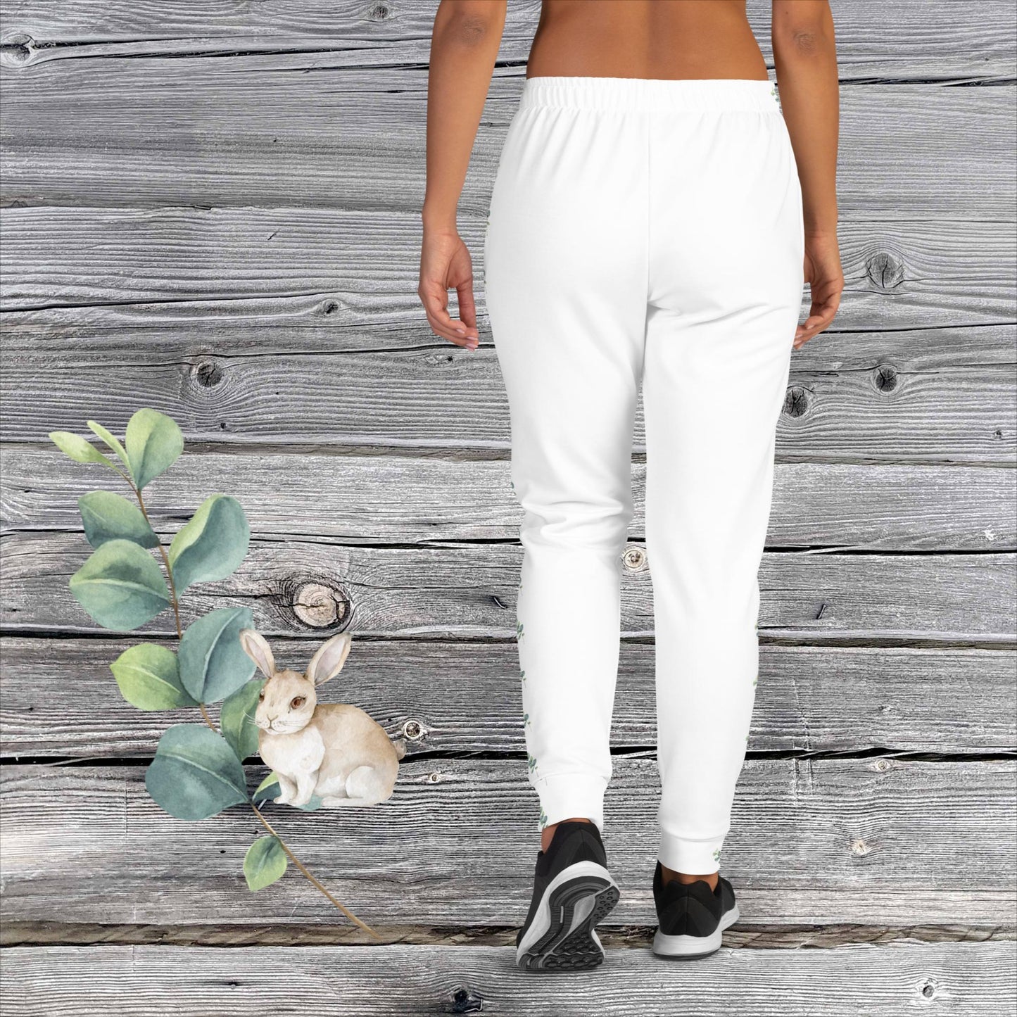 EXCLUSIVE FIGURBETONTE FUNKTIONELLE JOGGING- U. FREIZEITHOSE MIT NATURMÄDEL® DESIGN TIERLIEBE AQUARELL.  TIERHILFE PROJEKT, www.naturmaedel.com 
