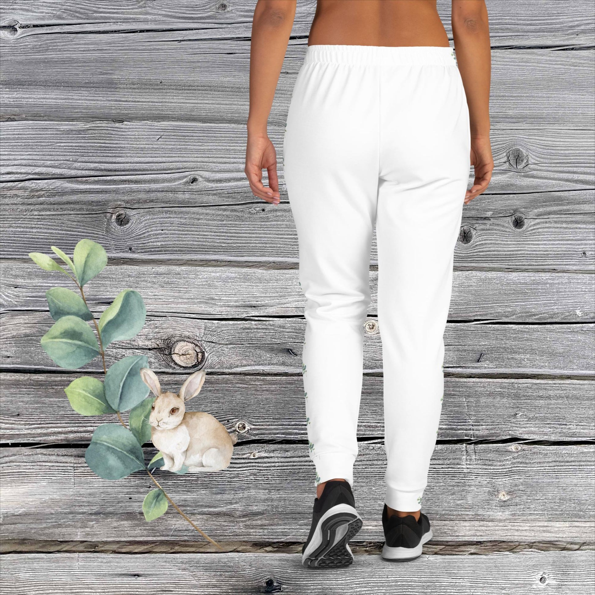 EXCLUSIVE FIGURBETONTE FUNKTIONELLE JOGGING- U. FREIZEITHOSE MIT NATURMÄDEL® DESIGN TIERLIEBE AQUARELL.  TIERHILFE PROJEKT, www.naturmaedel.com 