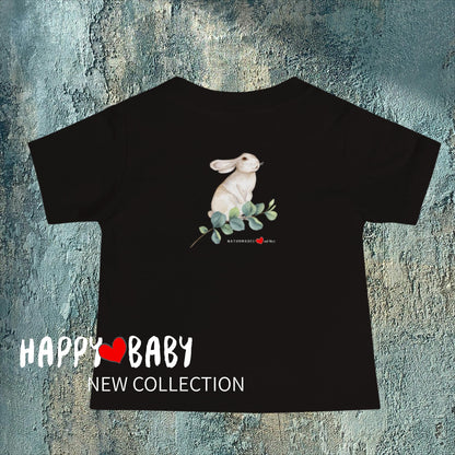TRUE LOVE - EINZIGARTIGES KURZÄRMLIGES BABY T-SHIRT - PREMIUM GEKÄMMTE BAUMWOLLE - NATURMÄDEL® TIERLIEBE AQUARELL DESIGN AUS UNSERER HAPPY BABY COLLECTION., www.naturmaedel.com