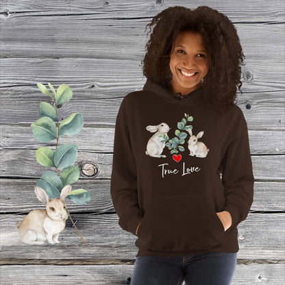 GEMÜTLICHER NATURMÄDEL® BASIC UNISEX HOODIE MIT EINZIGARTIGEM NATURMÄDEL® TIERLIEBE DESIGN, www.naturmaedel.shop