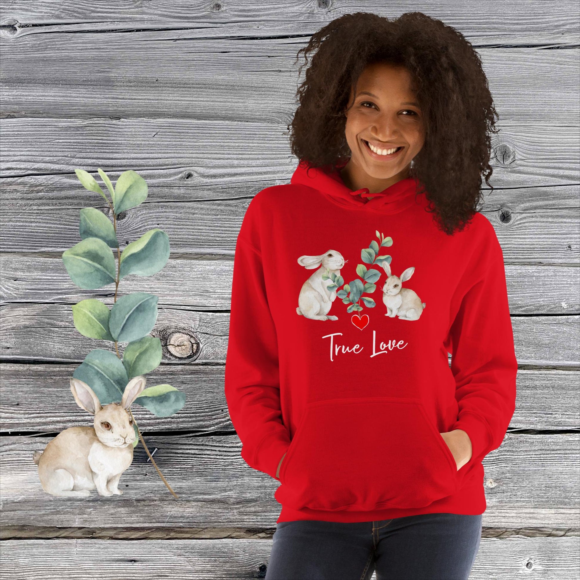 GEMÜTLICHER NATURMÄDEL® BASIC UNISEX HOODIE MIT EINZIGARTIGEM NATURMÄDEL® TIERLIEBE DESIGN, www.naturmaedel.shop